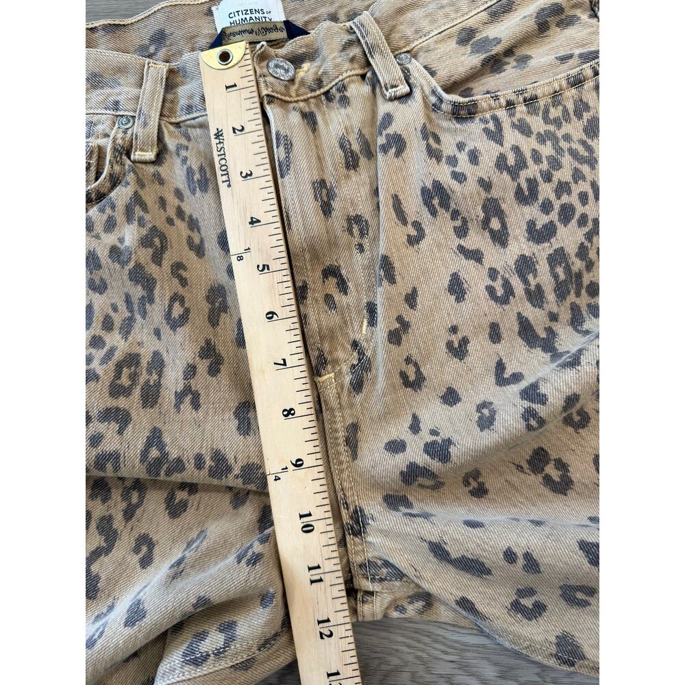 Citizens of Humanity Miro Natural Cheetah Barrel Leg Casual Cotton Jeans NWOT 29 - Picture 7 of 11